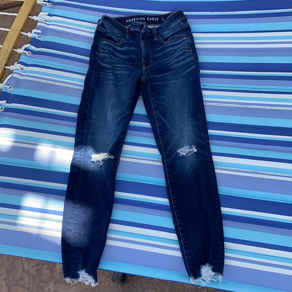 American Eagle super high-rise jeggings